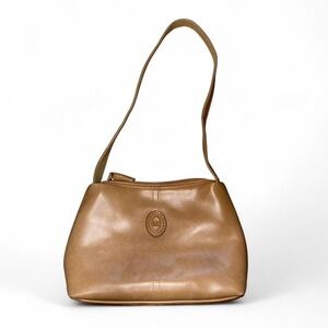 Vintage Mondani New York tan leather shoulder bag